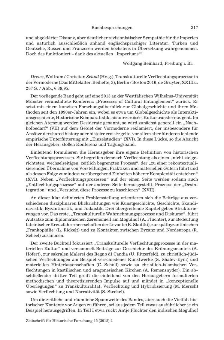 Open gallery for Transkulturelle Verflechtungsprozesse in der Vormoderne