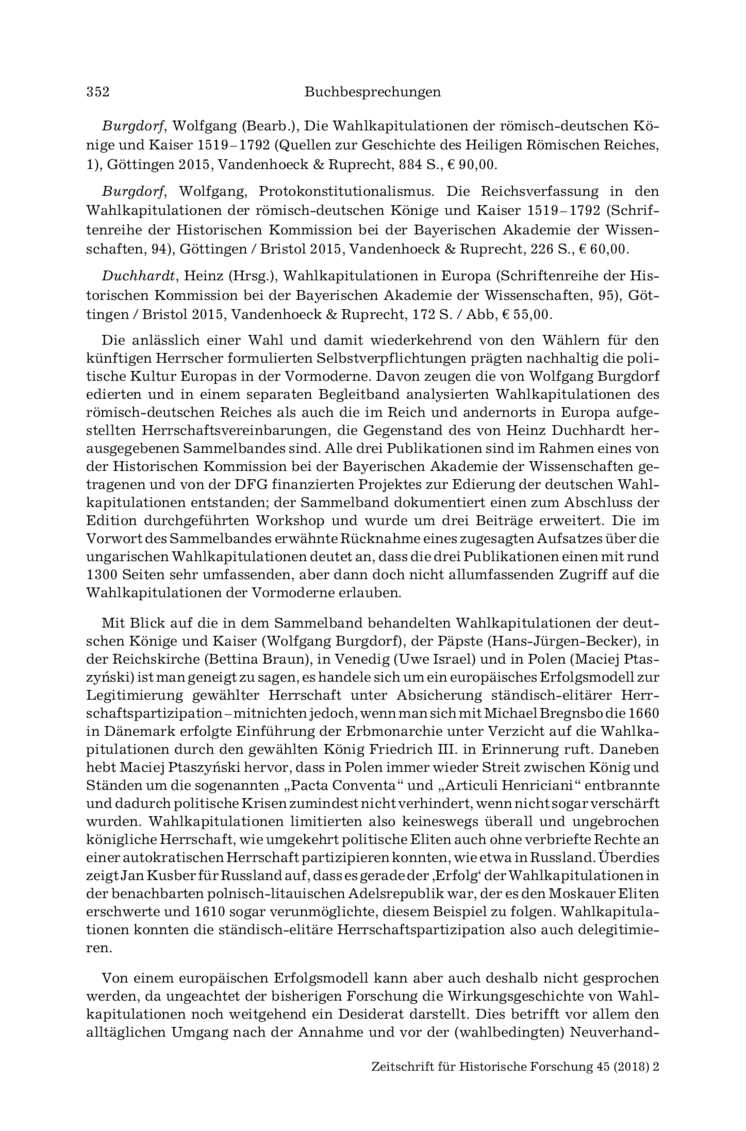 Open gallery for Wahlkapitulationen in Europa