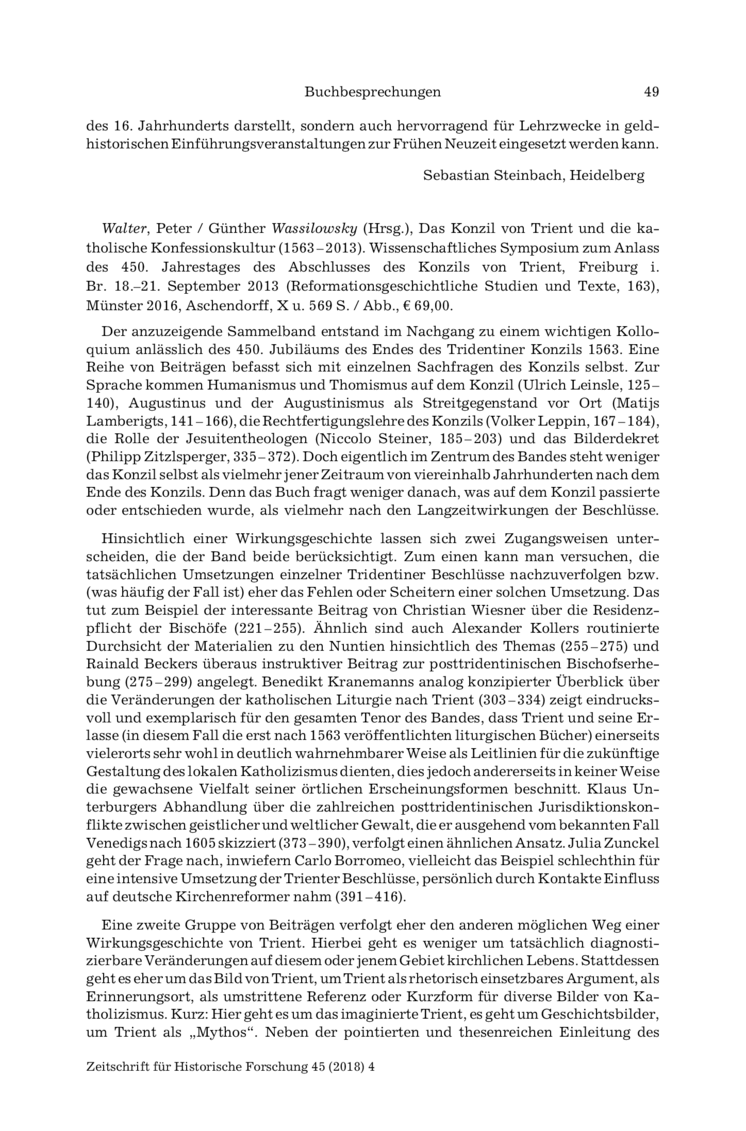Open gallery for Das Konzil von Trient und die katholische Konfessionskultur (1563–2013)
