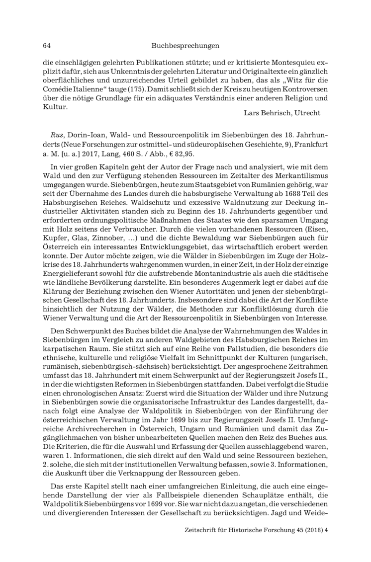 Open gallery for Wald- und Ressourcenpolitik im Siebenbürgen des 18. Jahrhunderts