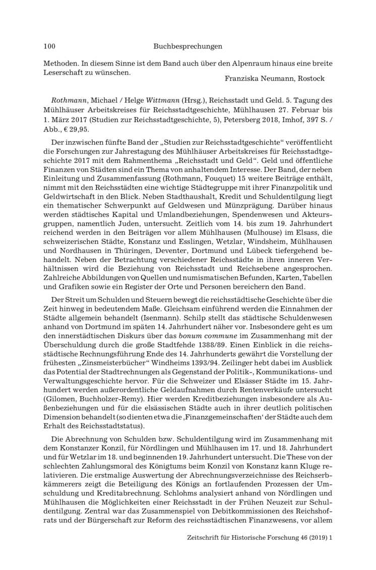 Open gallery for Reichsstadt und Geld