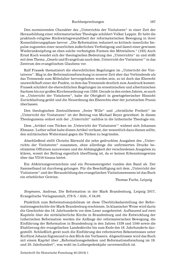 Open gallery for Die Reformation in der Mark Brandenburg