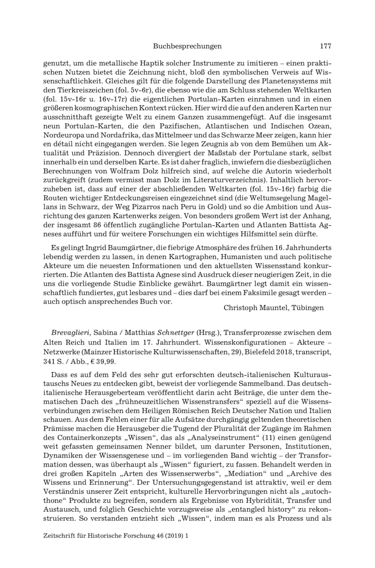 Open gallery for Transferprozesse zwischen dem Alten Reich und Italien im 17. Jahrhundert