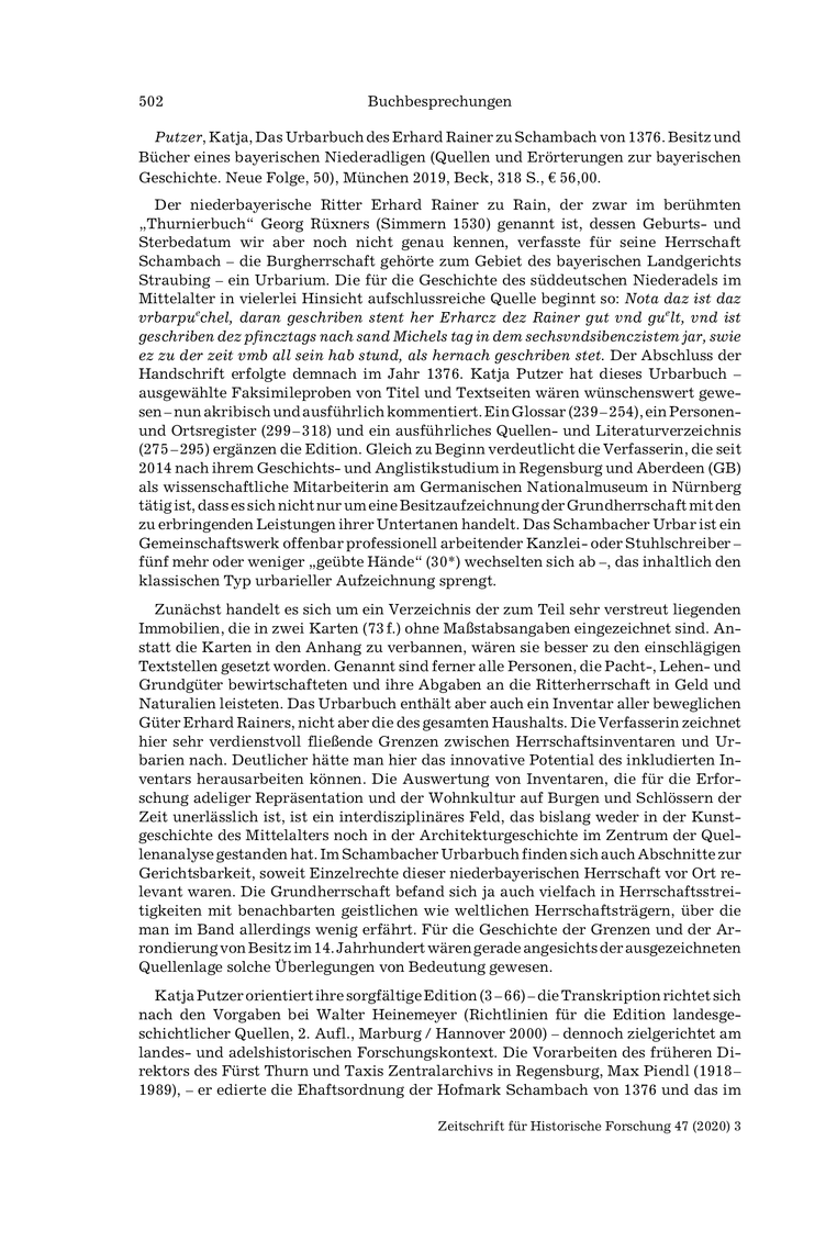 Open gallery for Das Urbarbuch des Erhard Rainer zu Schambach von 1376