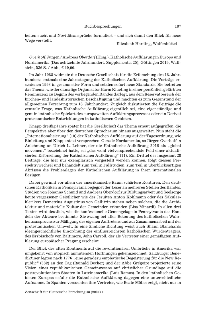 Open gallery for Katholische Aufklärung in Europa und Nordamerika